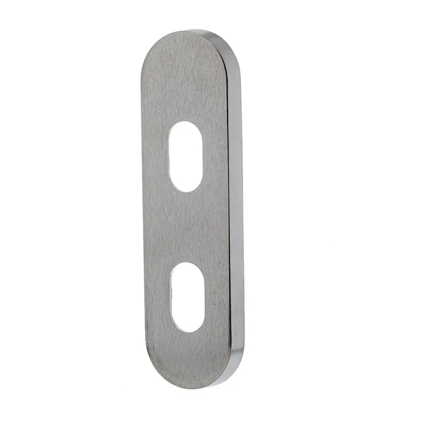Lockwood 2810 Round Internal Plate With Two Cylinder Holes Satin Chrome 2810SC