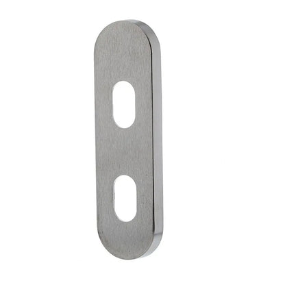 Lockwood 2810 Round Internal Plate With Two Cylinder Holes Satin Chrome 2810SC