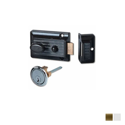 Lockwood 201 Nightlatch Brown Body - Available in Various Finishes