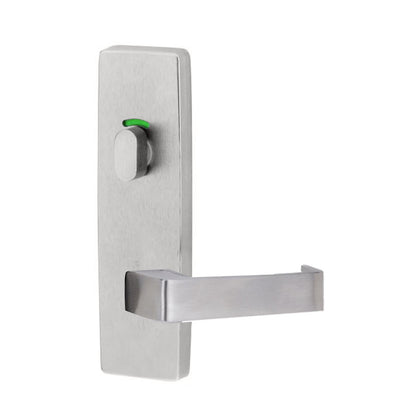 Lockwood 1816 Square End Plate With Privacy Indicator Turn & 90 Lever Satin Chrome 1816/90SC
