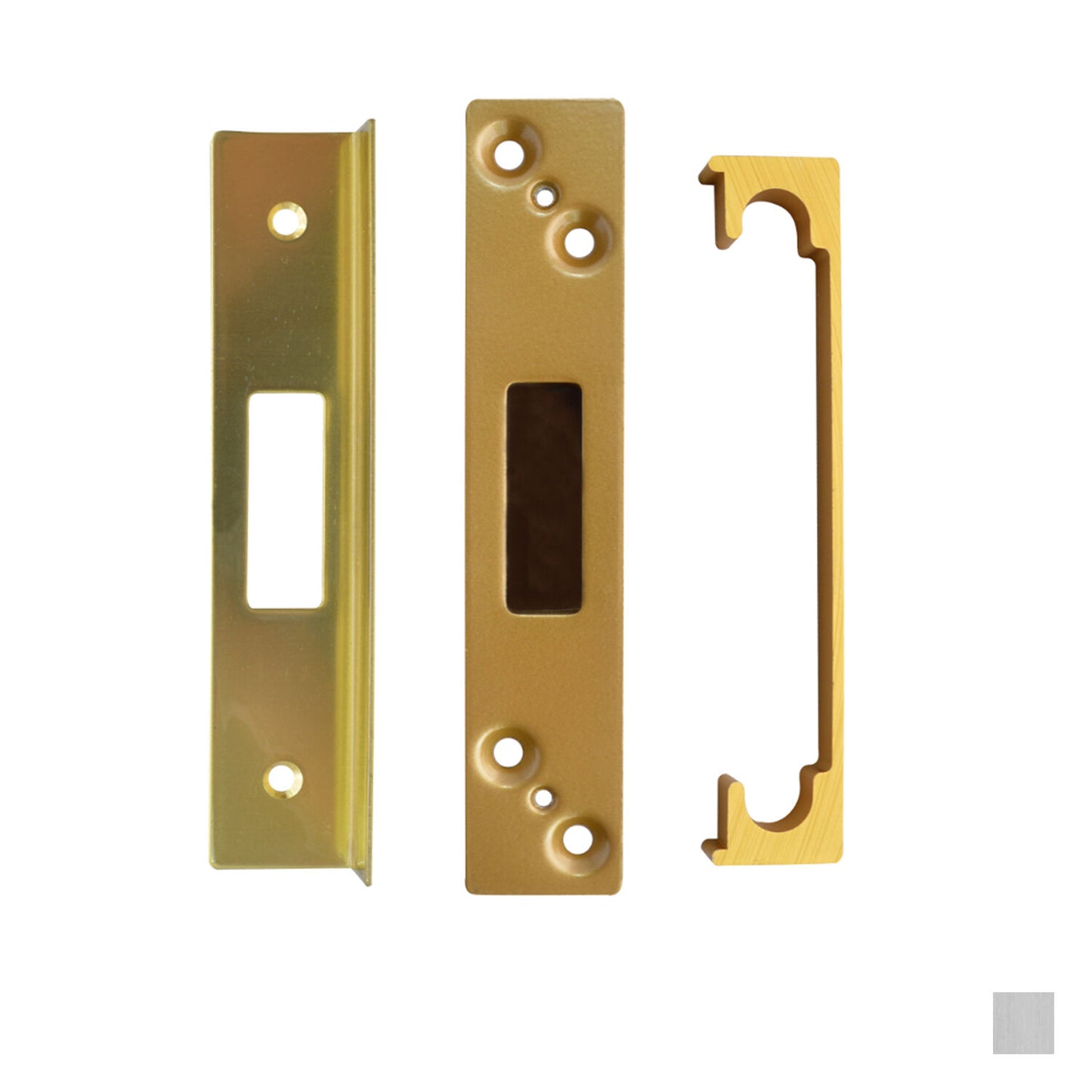 ASEC Rebate to Suit Asec Deadlocks 13mm - Available in Polished Brass and Satin Chrome