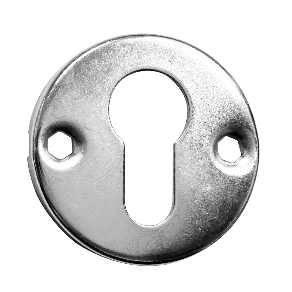 Asec Round Euro Escutcheon 52x5mm Satin Stainless Steel AS4517