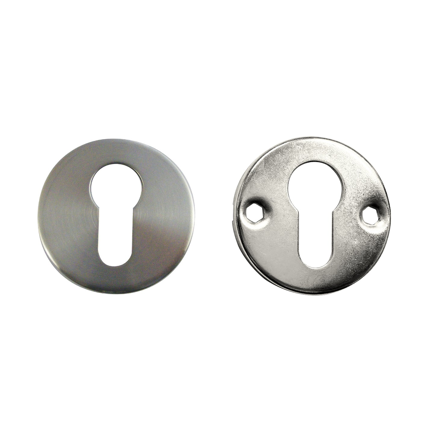 Asec Round Euro Escutcheon 52x5mm Satin Stainless Steel AS4517