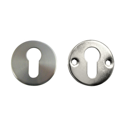 Asec Round Euro Escutcheon 52x5mm Satin Stainless Steel AS4517