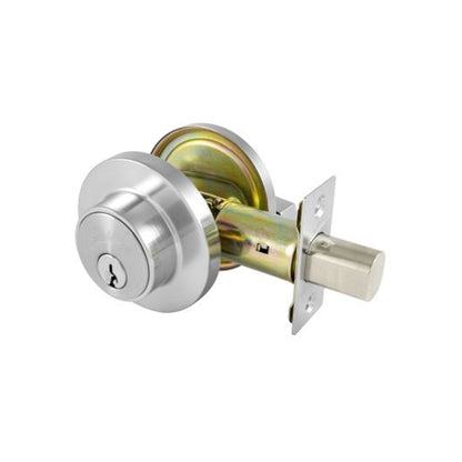 Gainsborough TradePro Cass Single Cylinder Deadbolt Satin Chrome 1445PROCASSC