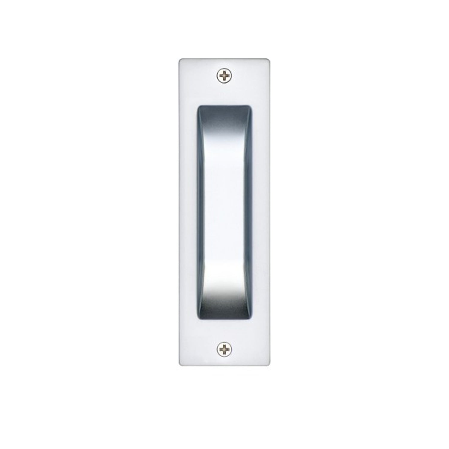 Gainsborough Rectangular Flush Pull 115x35mm Satin Chrome 392SCC