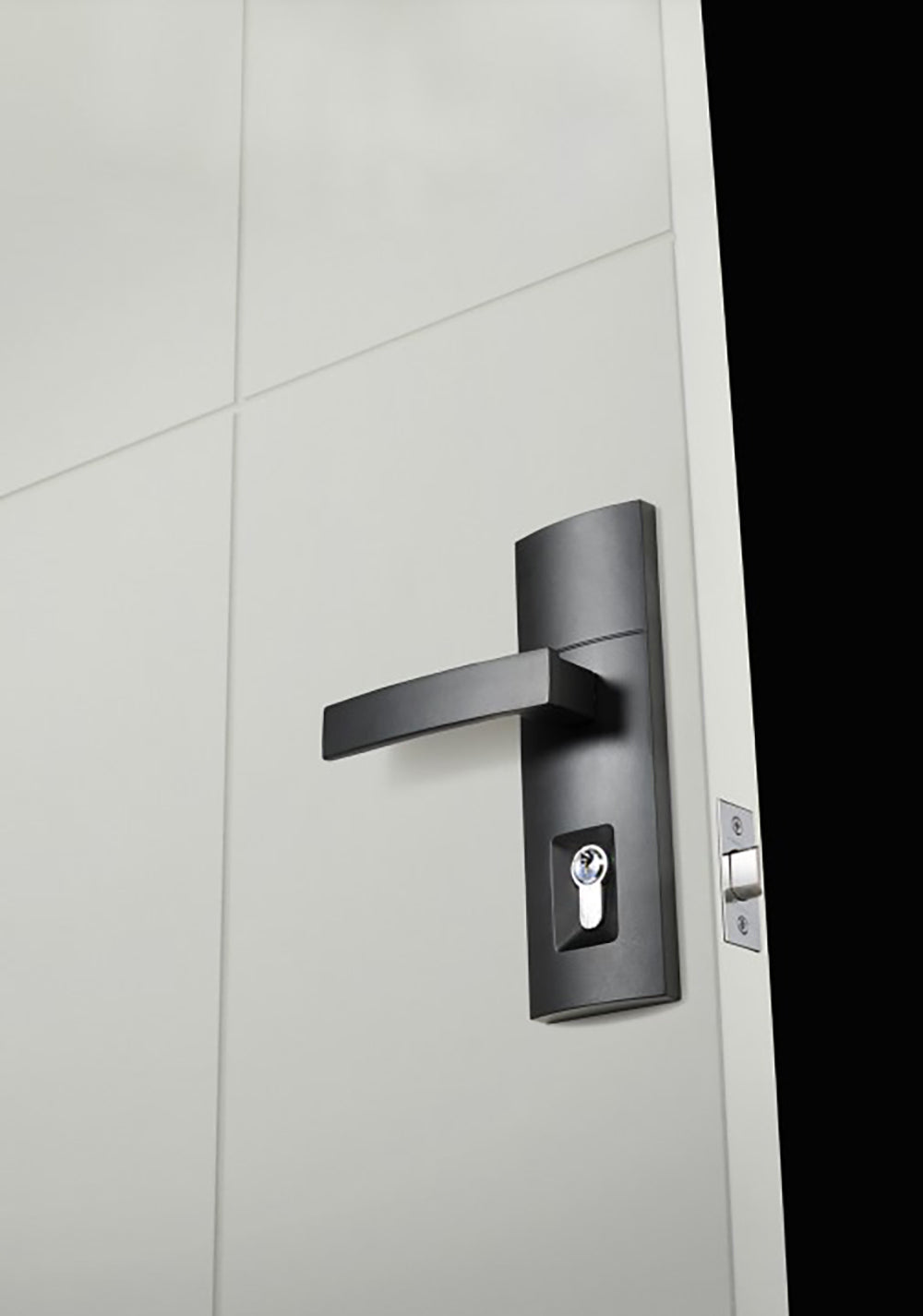 Gainsborough Trilock Angular Double Cylinder Entrance Lever Set - Available in Various Finishes