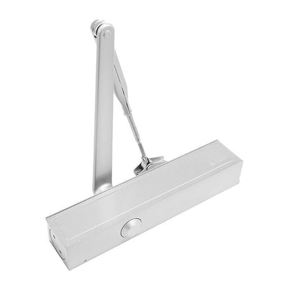 Briton EN1-6 Door Closer Delayed Action Track Arm Fire Rated Silver B1130B-DAT-SE