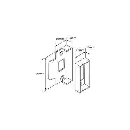 Legge Universal Strike Rebate Kit - Available in Various Finishes