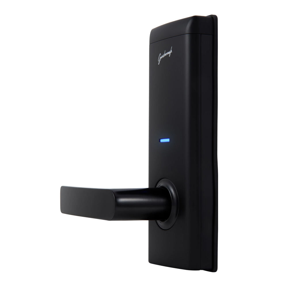 Gainsborough Mode Smart Entrance Lock Door Lever Black GMODENTBL