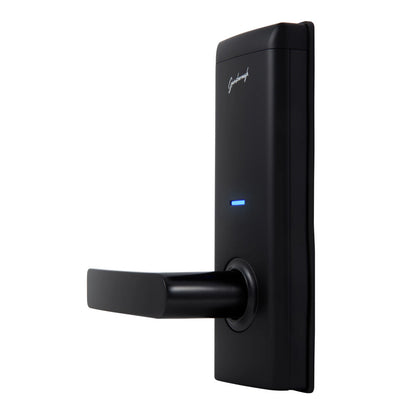Gainsborough Mode Smart Entrance Lock Door Lever Black GMODENTBL