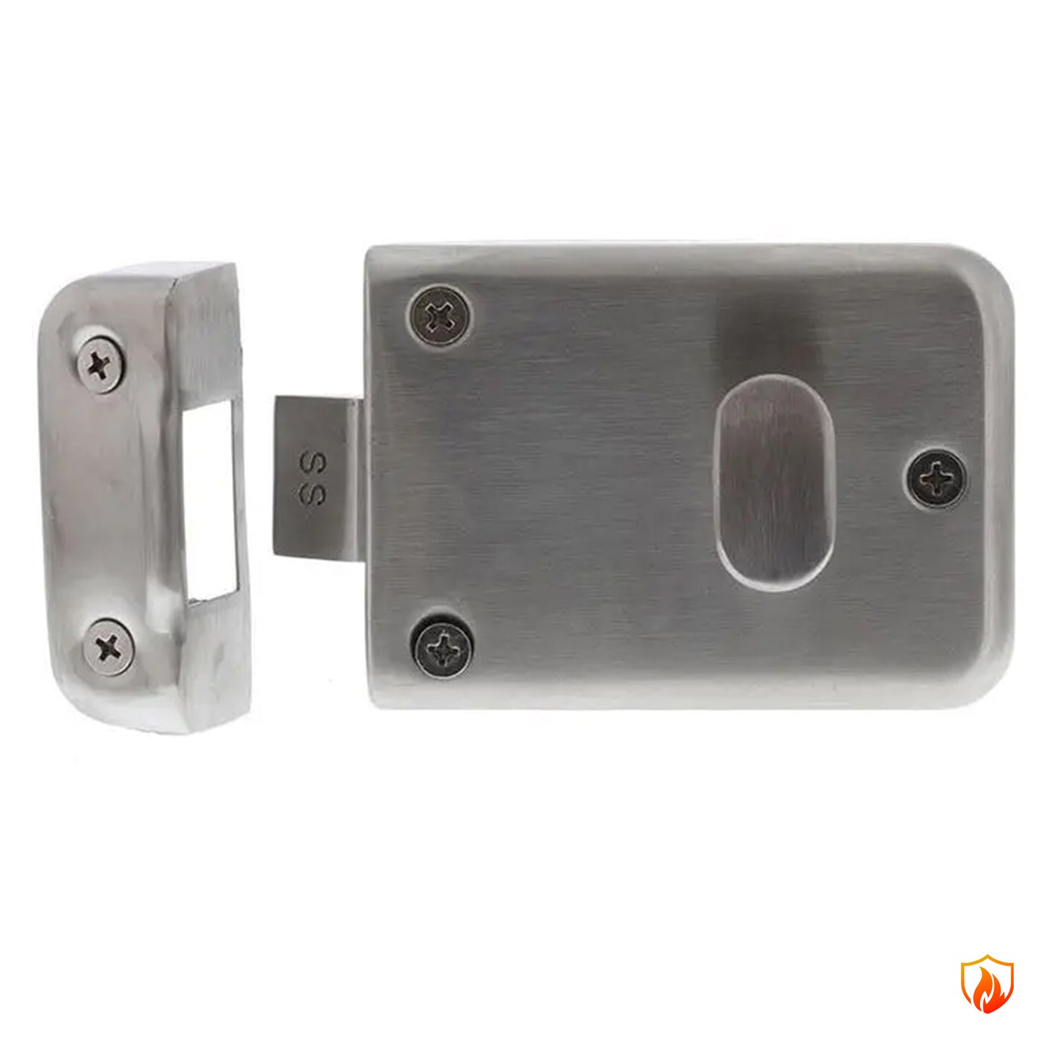 Legge 454 NightLatch Fire Rated 60mm Satin Stainless Steel L454SSS