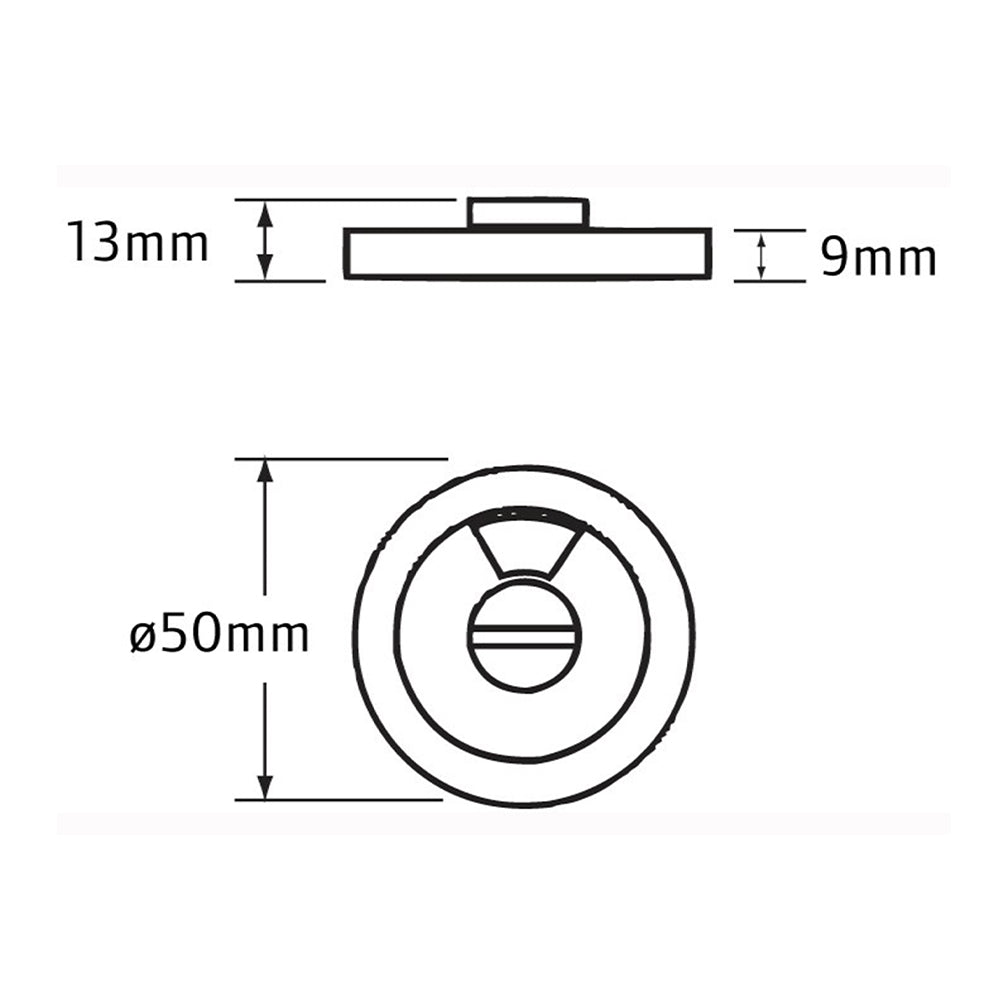 Legge Indicating Emergency Release Escutcheon - Available in Various Finishes