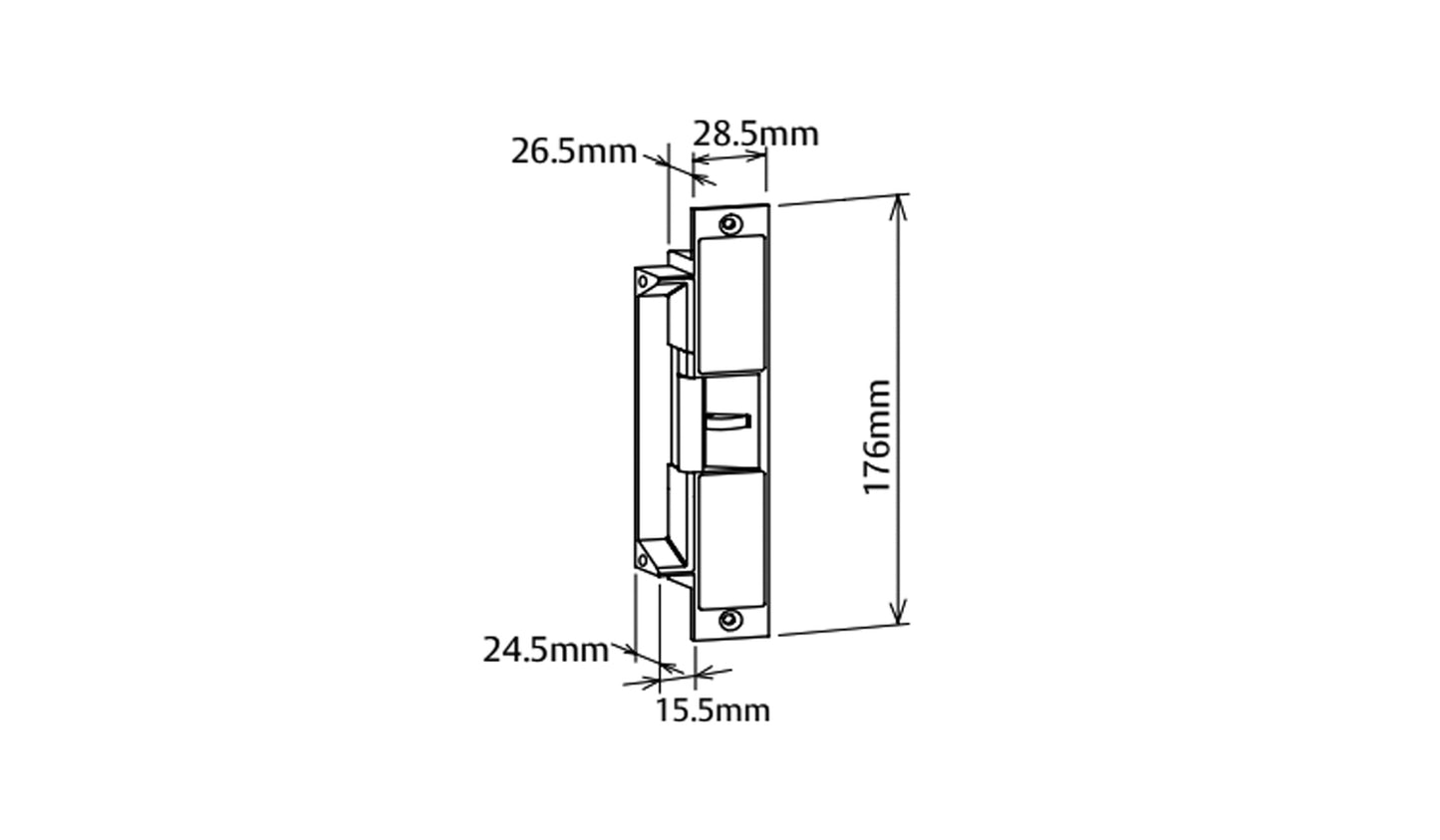 *WHILE SUPPLY LAST* Trimec ES200 Electric Strike 12VDC Non Monitored Fail Secure 110202-000