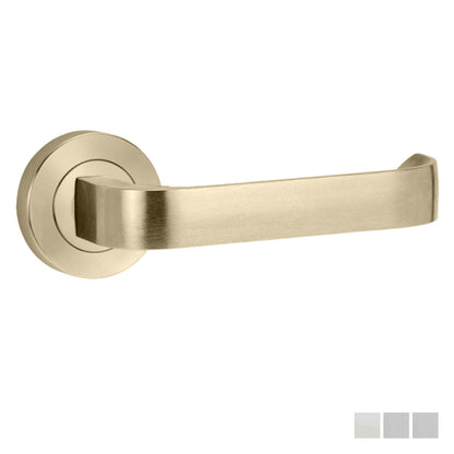 Lockwood Symphony 131 Lever On Round Rose - Available in Various Finishes