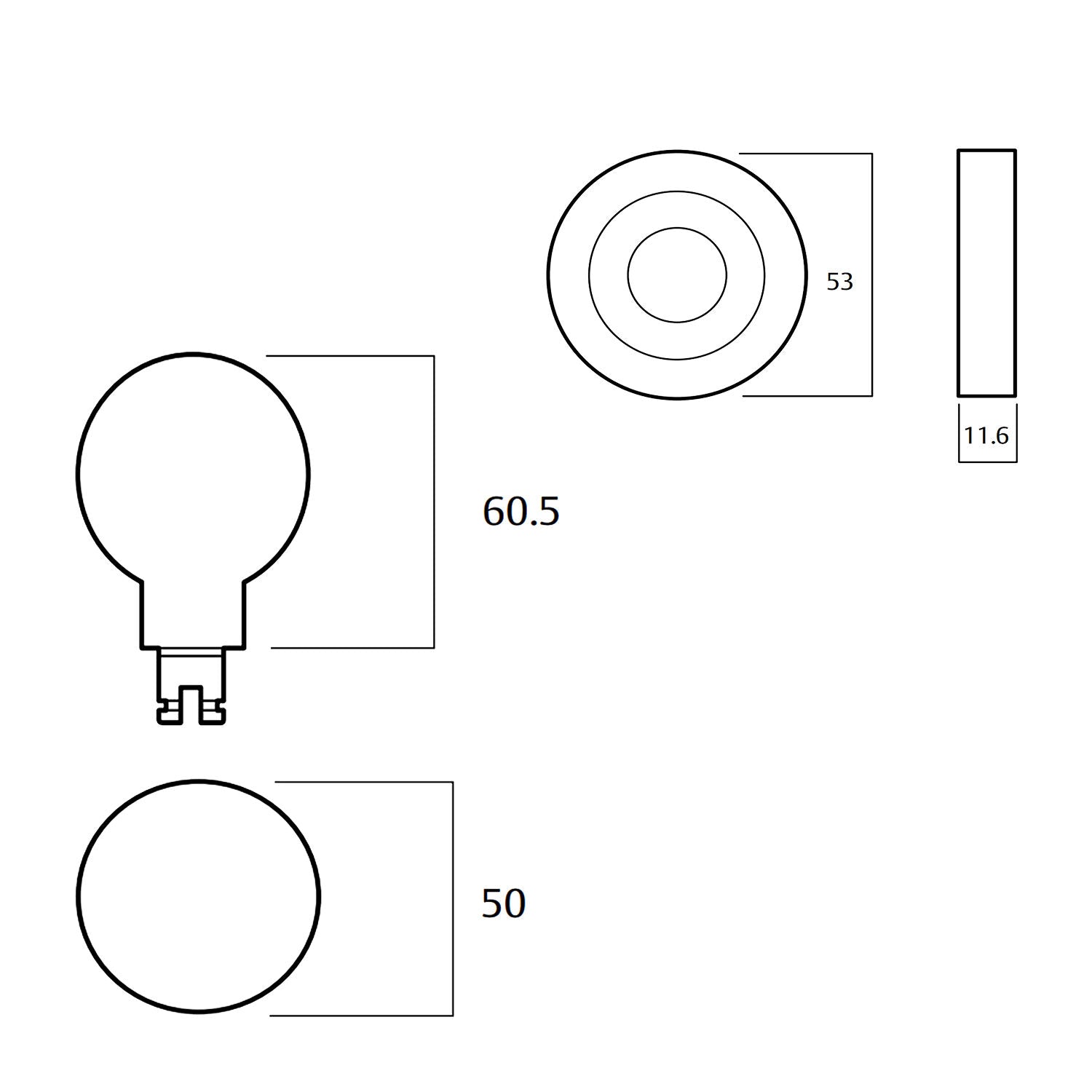 Lockwood 1220 Series Symphony Door Knob 20 On Rose Pair - Available in Various Finishes