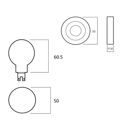 Lockwood 1220 Series Symphony Door Knob 20 On Rose Pair - Available in Various Finishes