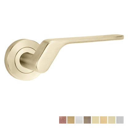 Lockwood Symphony 41 Lever On Round Rose - Available in Various Finishes and Handing