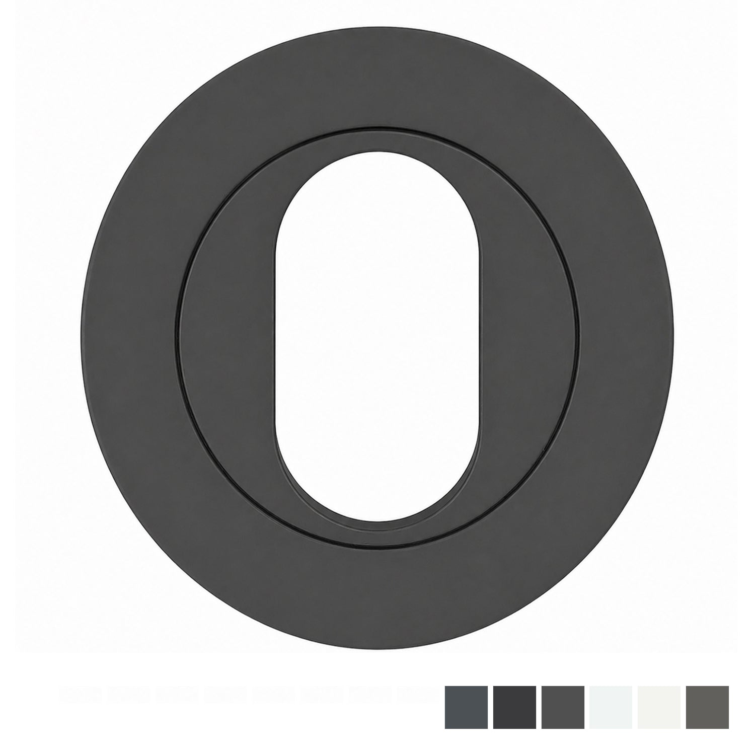 Lockwood Symphony 1220 Series Oval Cylinder Escutcheon Dulux - Available in Various Finishes