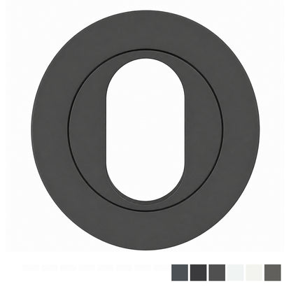 Lockwood Symphony 1220 Series Oval Cylinder Escutcheon Dulux - Available in Various Finishes