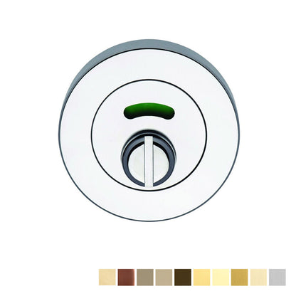 Lockwood Privacy Indicating Emergency Turn Escutcheon Surface Fix - Available in Various Finishes