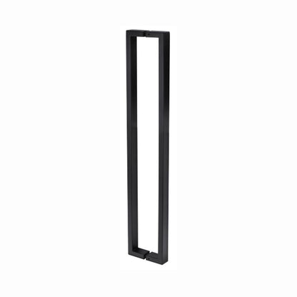 Lockwood Nero 143 Entrance Door Pull Handle Pair Matt Black - Available in 450mm and 600mm