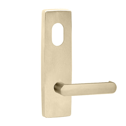 Lockwood 1801 Square End Plate With Cylinder Hole and 166 Lever Polished Brass 1801/166PB