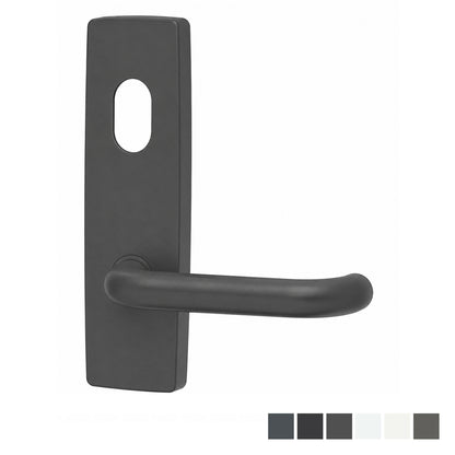 Lockwood 1801 Square End Plate with Cylinder Hole & 70 Lever Dulux - Available in Various Finishes