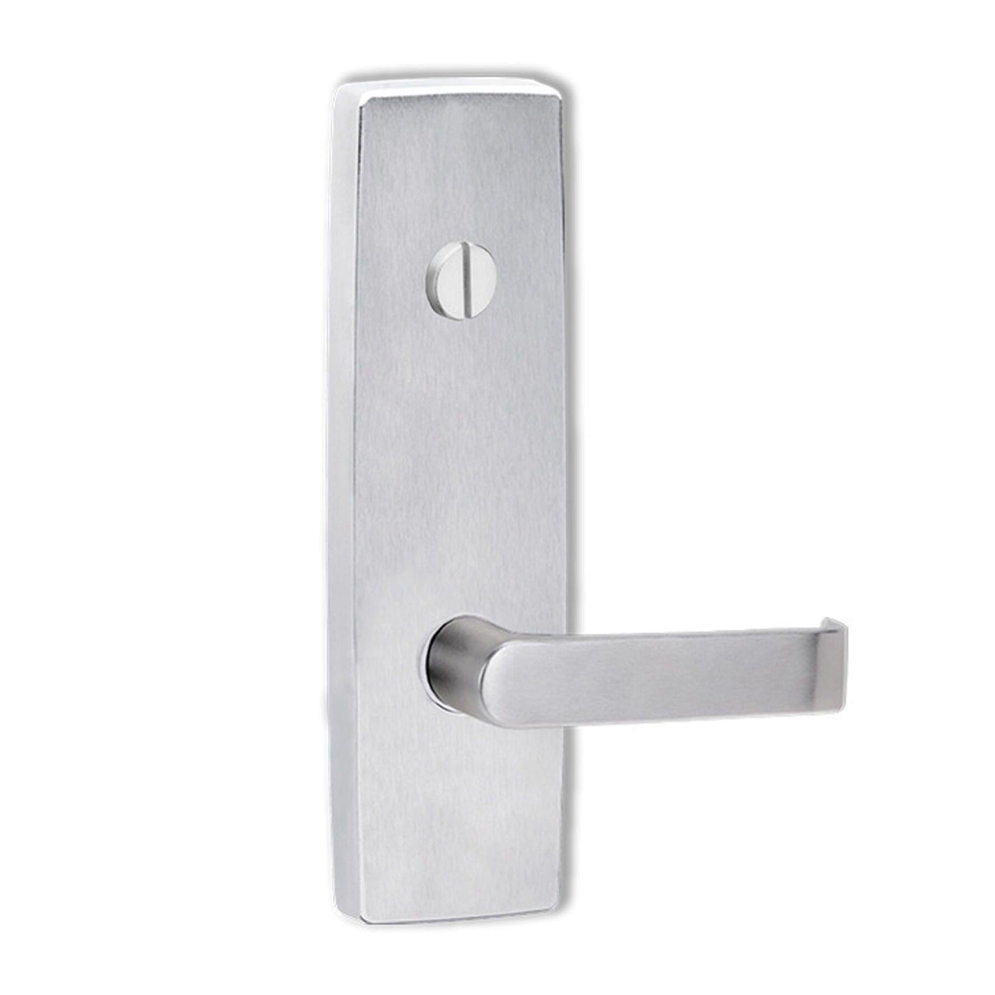 Lockwood 1803 Square End Plate With Emergency Turn and 59 Lever Satin Chrome 1803/59SC