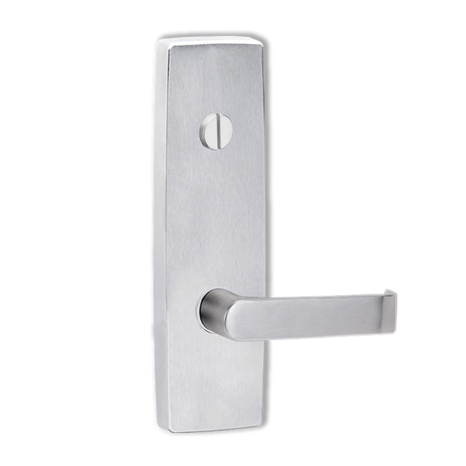 Lockwood 1803 Square End Plate With Emergency Turn and 59 Lever Satin Chrome 1803/59SC