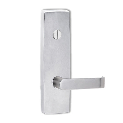 Lockwood 1803 Square End Plate With Emergency Turn and 59 Lever Satin Chrome 1803/59SC