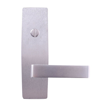 Lockwood 1803 Square End Plate With Emergency Turn and 90 Lever Satin Chrome 1803/90SC