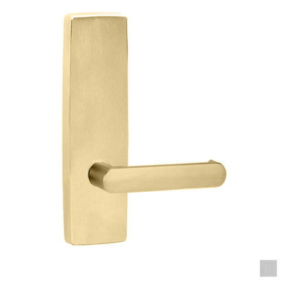 Lockwood Square End Plate and 166 Lever - Available in Polished Brass and Satin Chrome