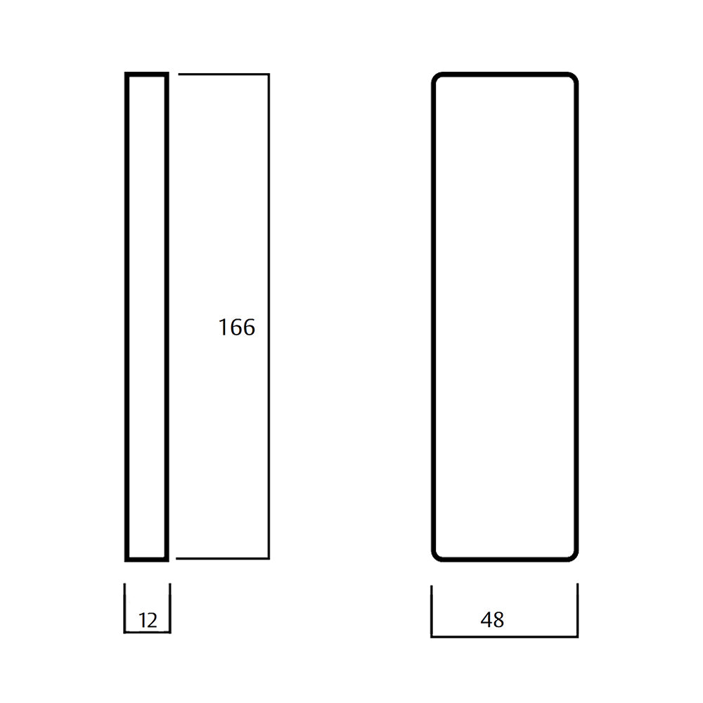 Lockwood 1805 Square End Plate & 70 Lever - Available in Various Finishes