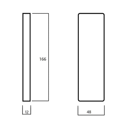 Lockwood 1805 Square End Plate & 70 Lever - Available in Various Finishes