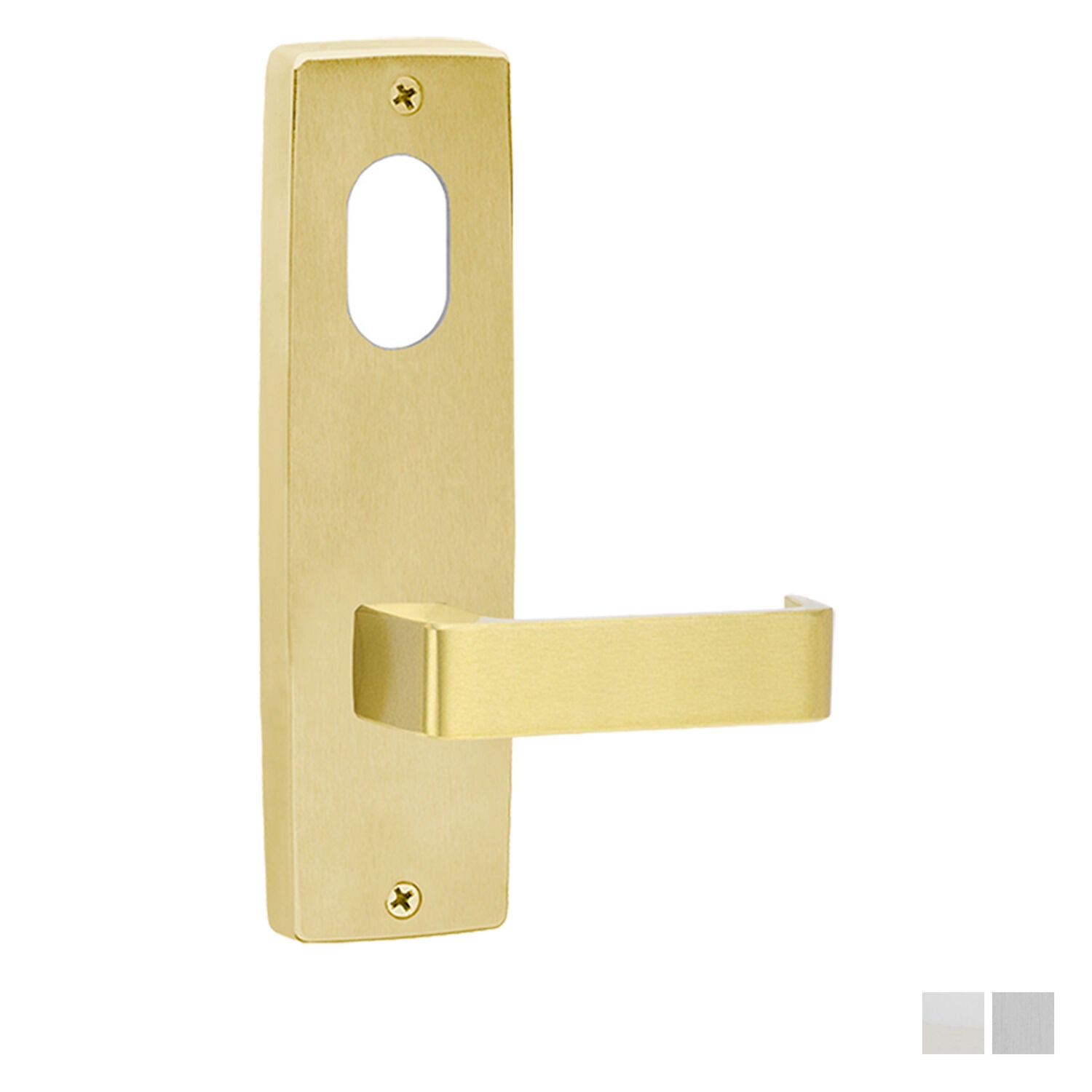 Lockwood 1901 Square End Plate With Cylinder and 90 Lever - Available in Various Finishes