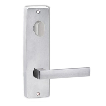 Lockwood 1904 Square End Plate With Turn & 101 Lever Satin Chrome 1904/101SC