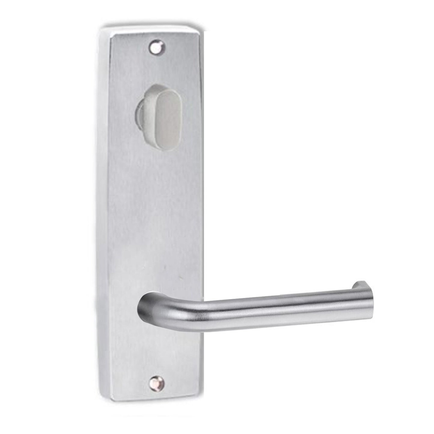 Lockwood 1904 Square End Plate With Turn & 102 Lever Satin Chrome 1904/102SC