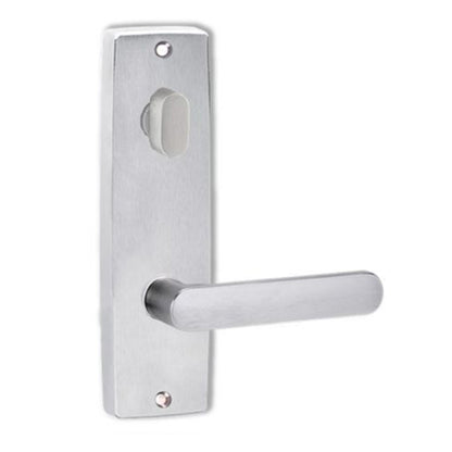 Lockwood 1904 Square End Plate With Turn & 106 Lever Satin Chrome 1904/106SC