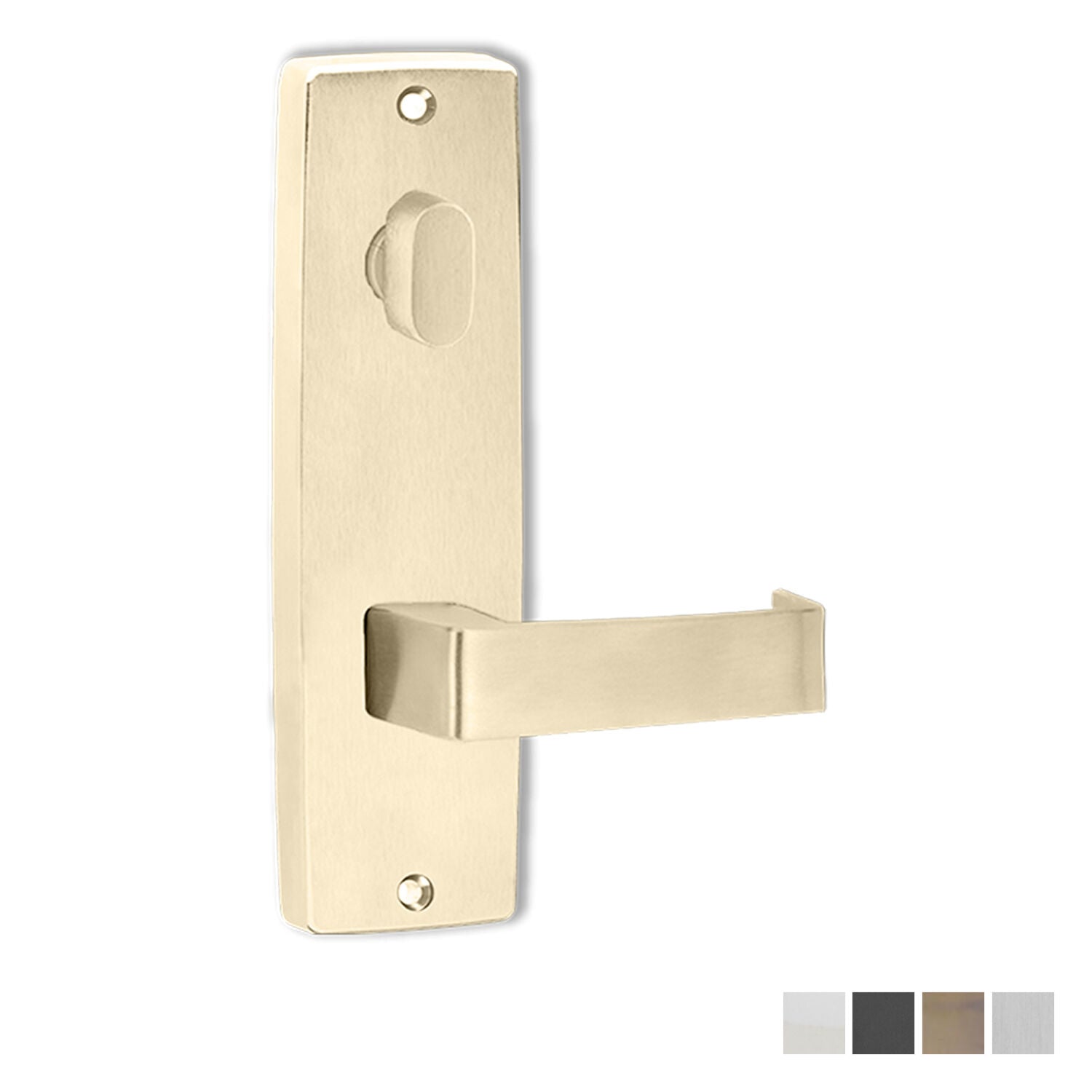 Lockwood 1904 Square End Plate With Turn and 90 Lever - Available in Various Finishes
