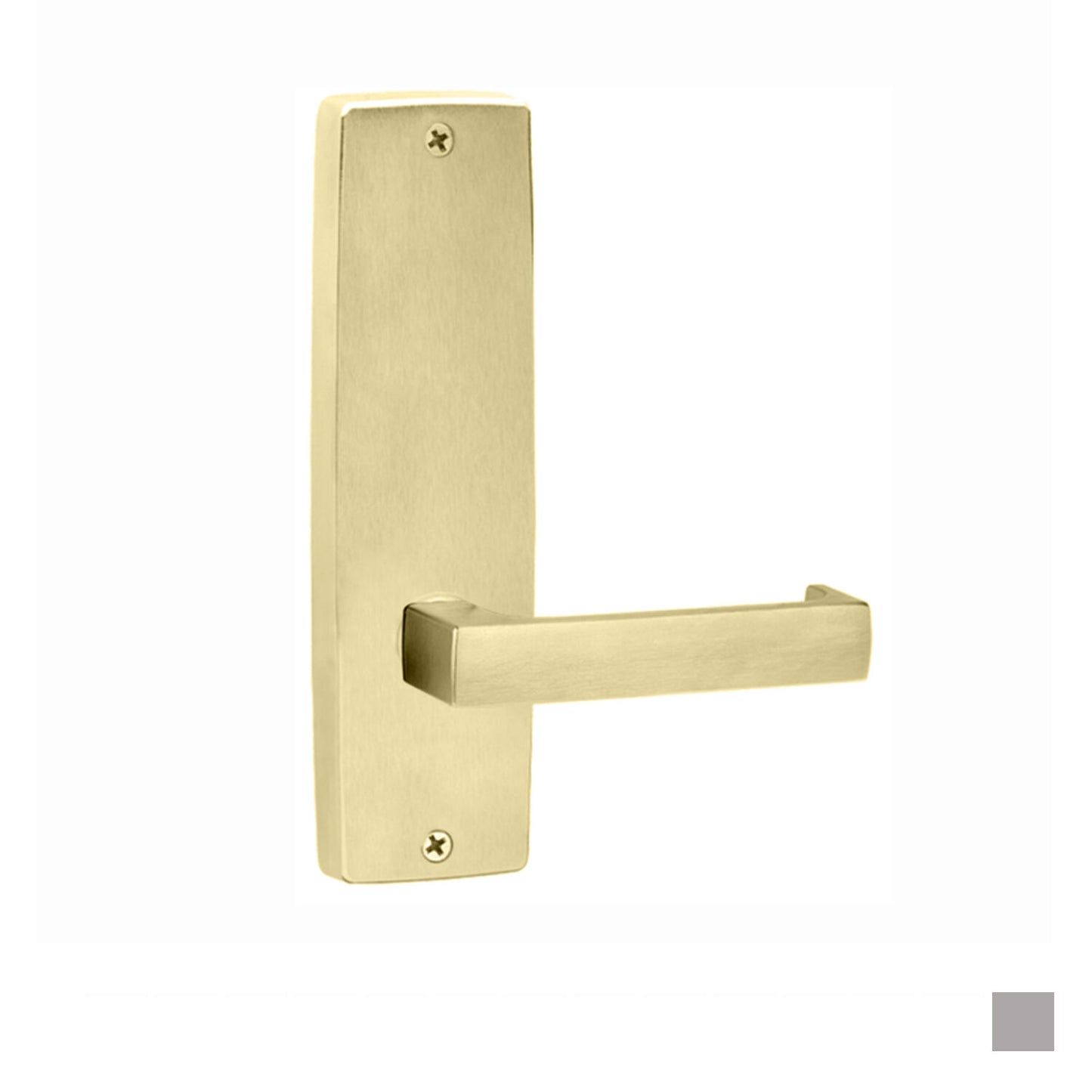 Lockwood Door Lever Handle Square End Plate 112 Lever - Available in Various Finishes