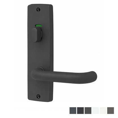 Lockwood 1916 Square End Plate W/ Priv Indicator Turn 70 Lever Dulux - Available in Various Finishes