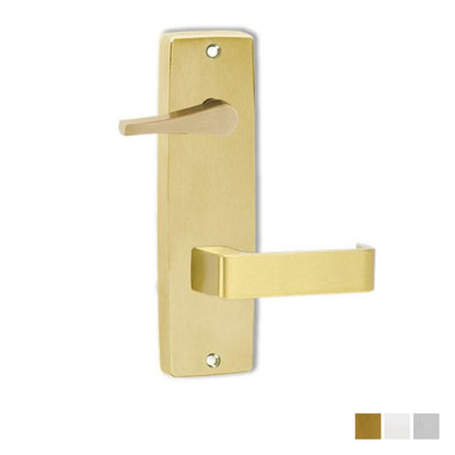 Lockwood Square End Plate with Disabled Turn & 90 Lever - Available in Various Finishes and Handing