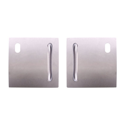 Lockwood 200 Exterior Plate with Cylinder Hole and P1 Pull Handle - Available in Various Handing