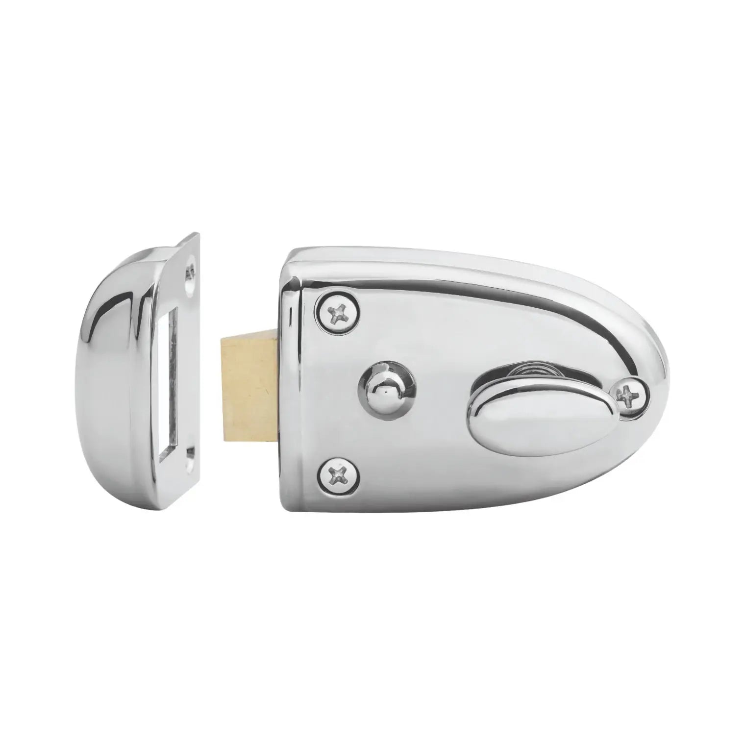 Lockwood 211 StreamLatch No Cylinder Satin Chrome Pearl 211SPAONOCYL
