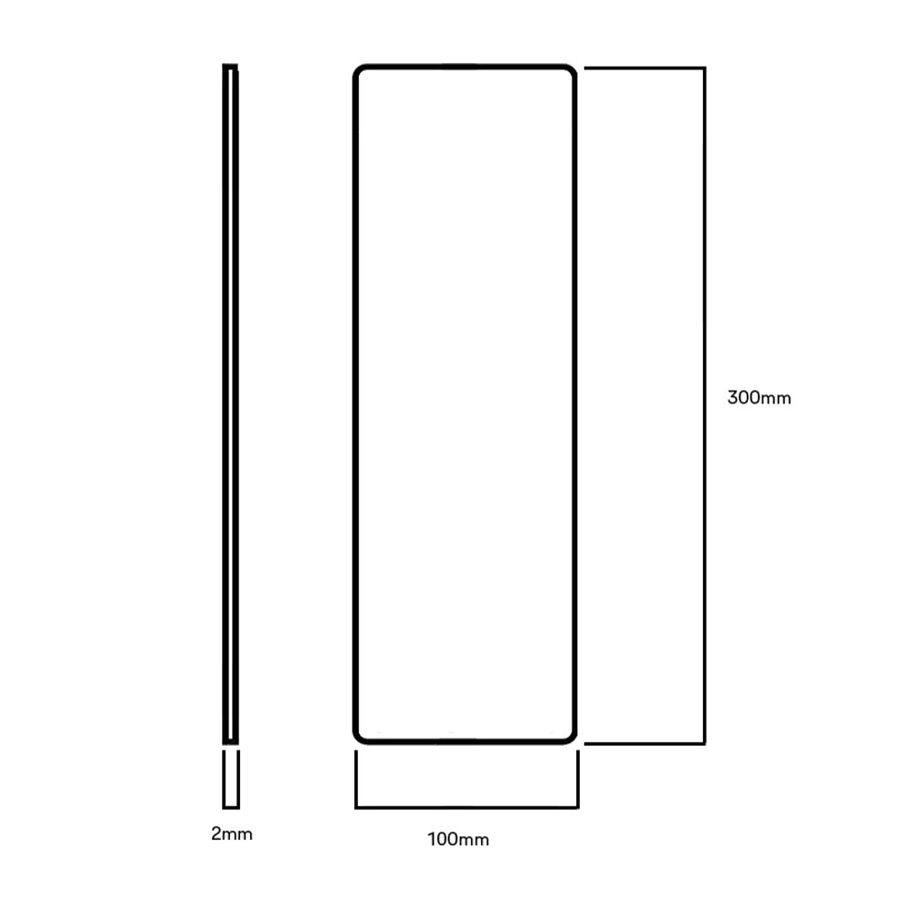 Lockwood 215 Interior Push Plate - Available in Various Finishes