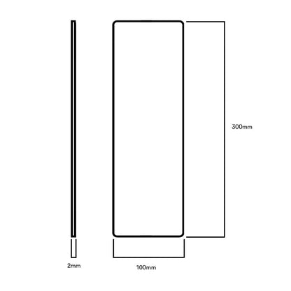 Lockwood 215 Interior Push Plate - Available in Various Finishes