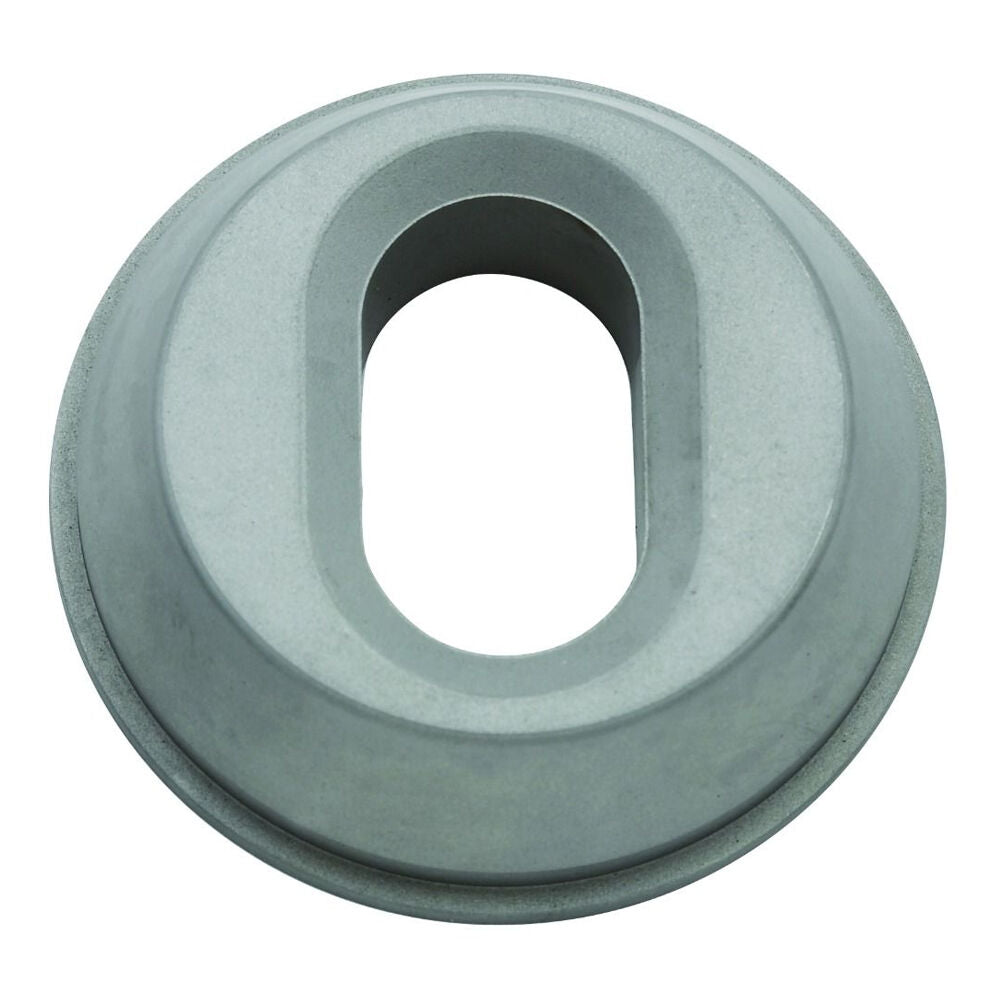 Lockwood Cylinder Guard Satin Stainless - Available in Various Door Sizes