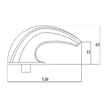 Lockwood 222D Concealed Fix Plate and 23 Lever - Available in Various Handing