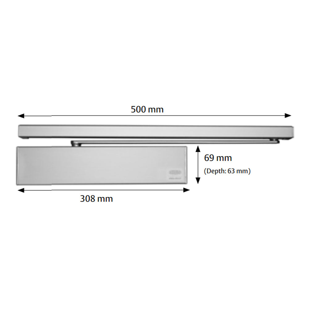 Lockwood EN1-6 Cam Action Door Closer - Available in Various Finishes